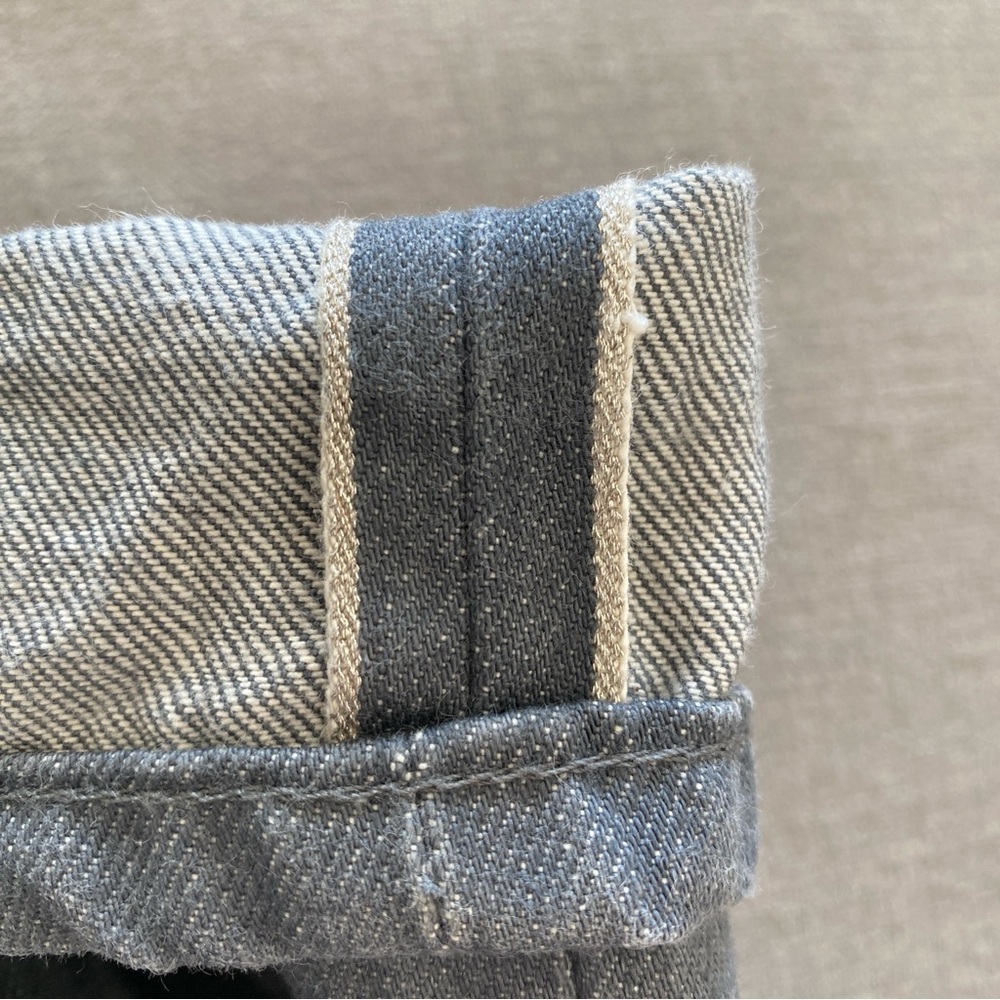 Naked & Famous Weird Guy Grey Selvedge Raw Denim Jeans Mens Sz 30 - Picture 8 of 14
